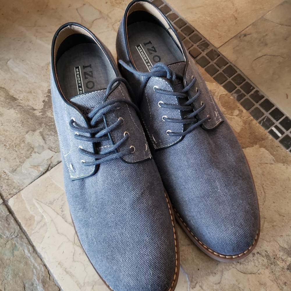 Men's IZOD blue derby shoes